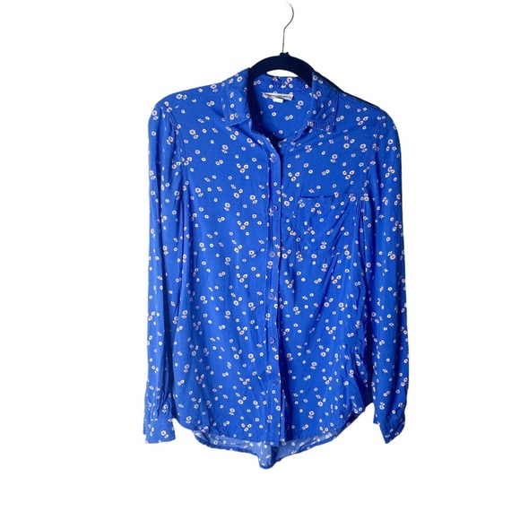 beachlunchlounge Floral daisy button down top XS - Picture 2 of 8